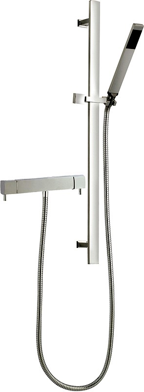 Larger image of Hudson Reed Bar Shower Thermostatic Bar Shower Valve & Sheer Slide Rail Set.