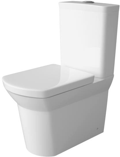 Example image of Hudson Reed Maya Flush To Wall Toilet With Basin & Full Pedestal.