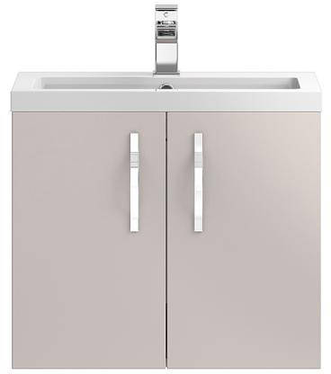 Example image of Hudson Reed Apollo Wall Vanity 600mm, Basin & WC Unit 600mm (Cashmere).