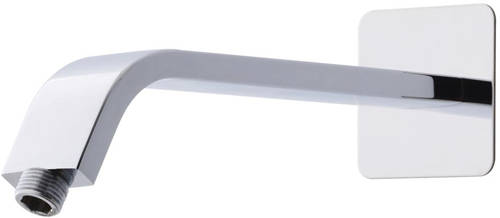 Larger image of Component Curved Wall Mounted Shower Arm (Chrome).