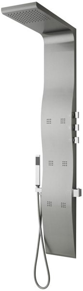 Larger image of Hudson Reed Showers Surface Wave Thermostatic Shower Panel With Jets.