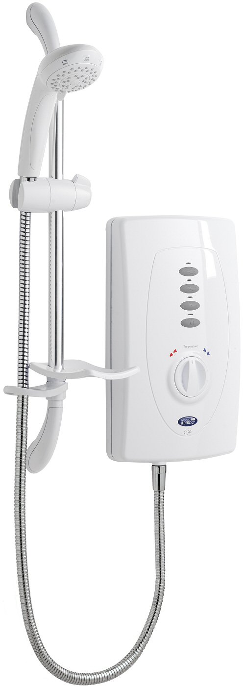 Larger image of Ultra Electric Showers Chic Slimline 650 8.5kW in white