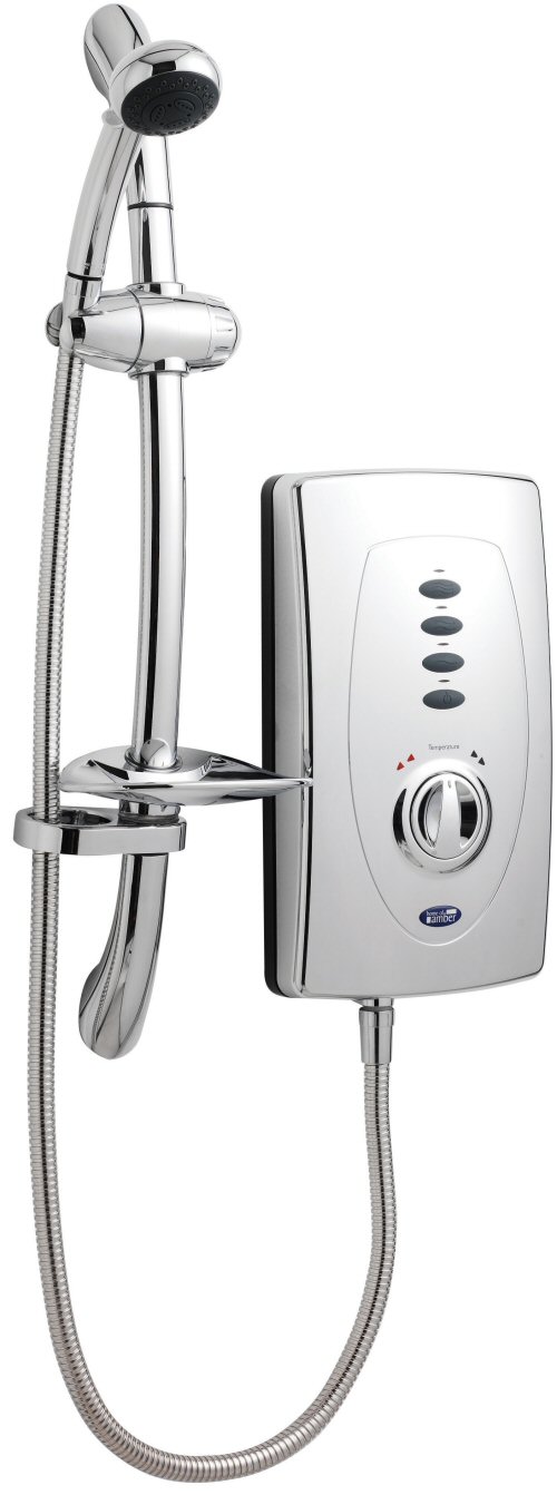 Larger image of Ultra Electric Showers Chic Slimline 650 10.5kW in chrome