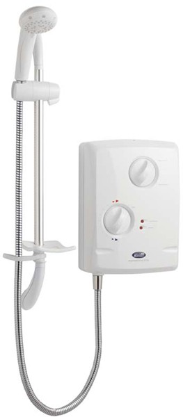 Larger image of Ultra Electric Showers Pumped Expressions 570 8.5kW In White.