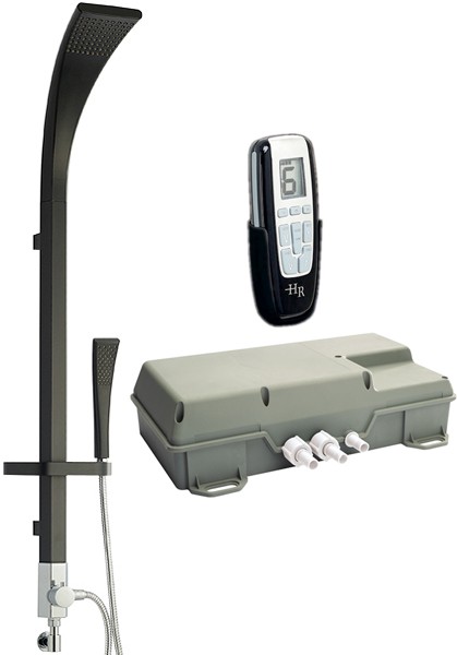 Larger image of Hudson Reed I-Flow Remote Shower Unit & Flare Rigid Riser (Low Pressure).