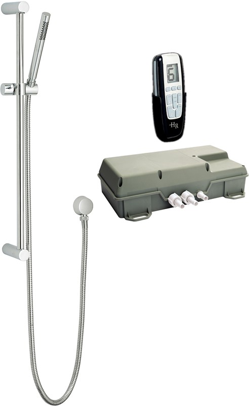 Larger image of Hudson Reed I-Flow Remote Shower Unit & Slide Rail Kit (High Pressure).