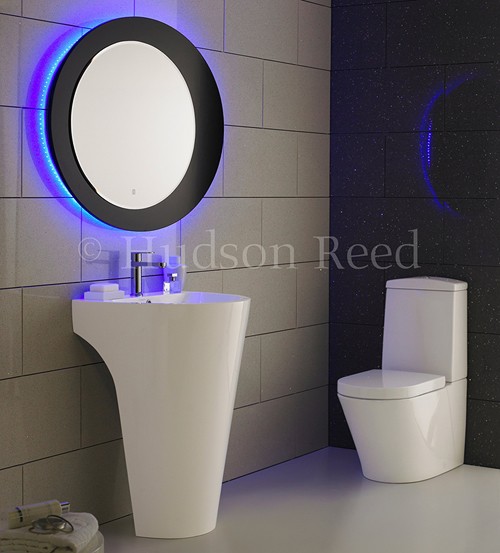 Example image of Hudson Reed Basins Lavish One Piece Basin & Pedestal. 610x510x850mm.