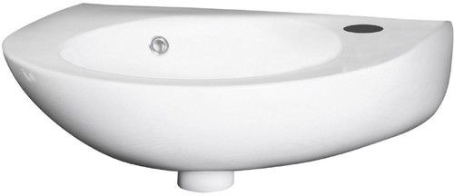Larger image of Ultra Jardine Wall Hung Basin (1 Tap Hole, 350mm).