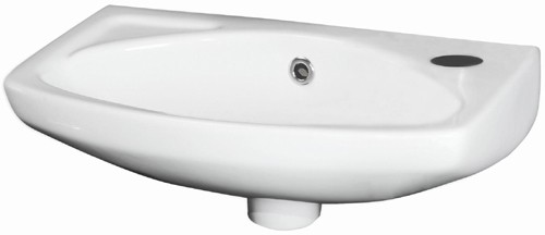 Larger image of Ultra Jardine Wall Hung Basin (1 Tap Hole, 450mm).