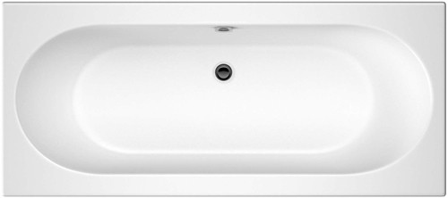 Larger image of Ultra Baths Coast Double Ended Acrylic Bath. 700x1700mm (4mm).