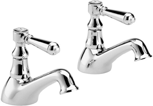 Larger image of Hudson Reed Jade Lever bath taps (pair)