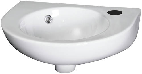 Example image of Premier Brisbane Toilet & 450mm Curved Fronted Wall Hung Basin Pack.