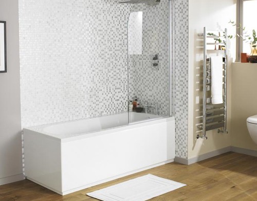 Example image of Ultra Baths Shore Single Ended Eternalite Acrylic Bath. 700x1600mm.