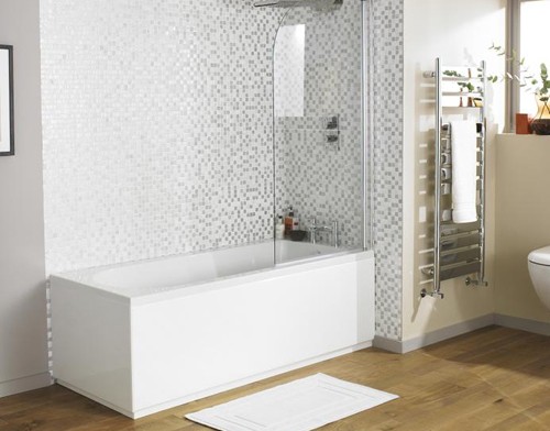 Example image of Ultra Baths Shore Single Ended Acrylic Bath. 700x1700mm (4mm).