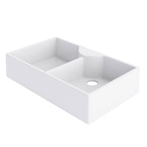 Larger image of Ultra Butler Sinks Bandon Double Butler Sink 220x895x550mm (1 Hole).
