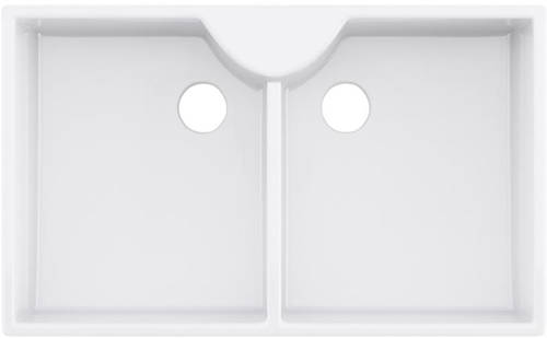 Example image of Ultra Butler Sinks Bandon Double Butler Sink 220x895x550mm (1 Hole).