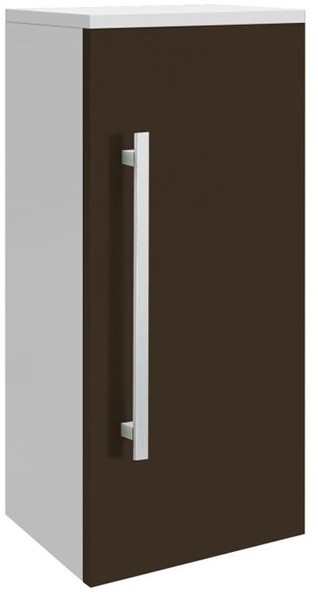 Larger image of Ultra Design Wall Mounted Bathroom Storage Cabinet 350x700 (Brown).