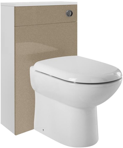 Example image of Ultra Design 800mm Vanity Unit Suite With BTW Unit, Pan & Seat (Caramel).