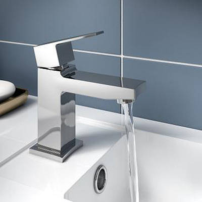 Larger image of Hudson Reed Camber Designer Basin Mixer Tap (Chrome).