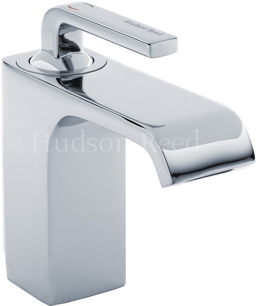 Example image of Hudson Reed Carma Waterfall Basin & Bath Shower Mixer Tap Set.