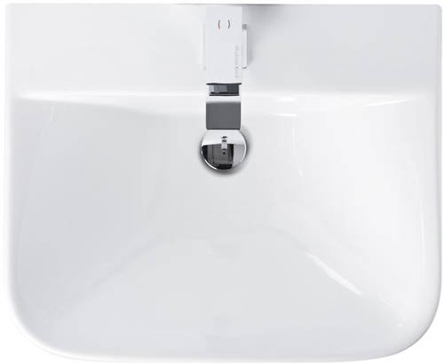 Example image of Premier Carmela Semi Flush Toilet With 550mm Basin & Full Pedestal.