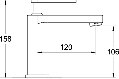 Technical image of Ultra Charm Basin & Bath Shower Mixer Tap Set (Free Shower Kit).