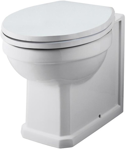 Larger image of Ultra Lewiston Traditional Back To Wall Toilet Pan.