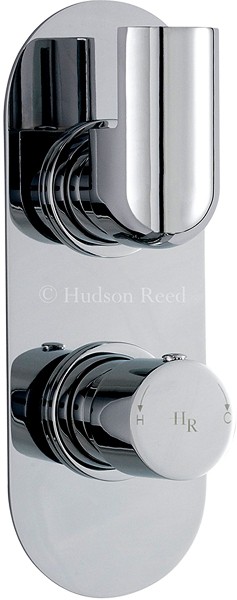 Larger image of Hudson Reed Epic 3/4" Twin Thermostatic Shower Valve With Diverter.