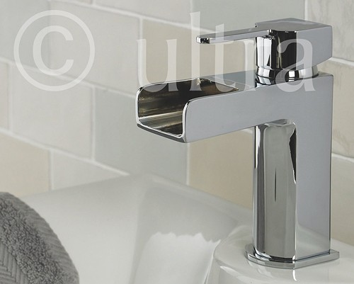 Example image of Ultra Falls Waterfall Basin Tap (Chrome).