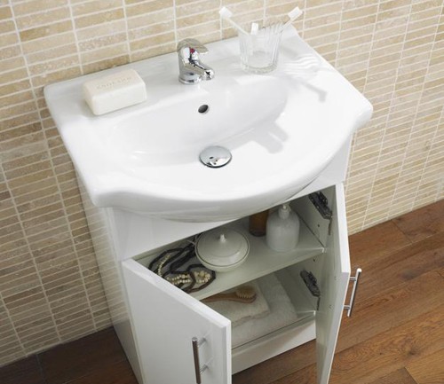 Example image of Ultra Furniture Bromley Furniture Pack With Basin, Pan & Seat (White).