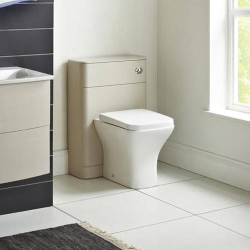 Example image of HR Sarenna Back To Wall WC Unit (500mm, Cashmere).