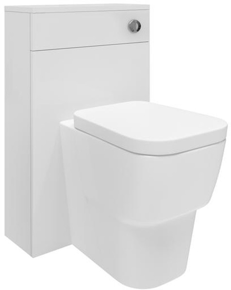 Larger image of Hudson Reed Memoir 500mm Back To Wall WC Unit (White).
