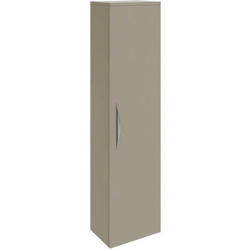 Larger image of Hudson Reed Memoir 350mm Tall Wall Hung Cupboard Unit (Cashmere).