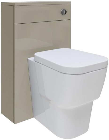 Larger image of Hudson Reed Memoir 500mm Back To Wall WC Unit (Cashmere).