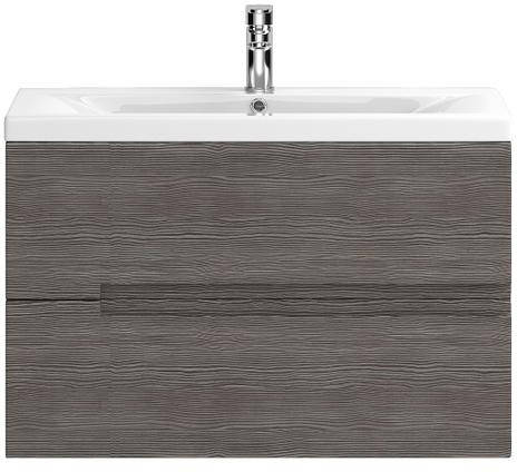 Larger image of HR Urban Wall Hung 800mm Vanity Unit & Basin Type 2 (Grey Avola).