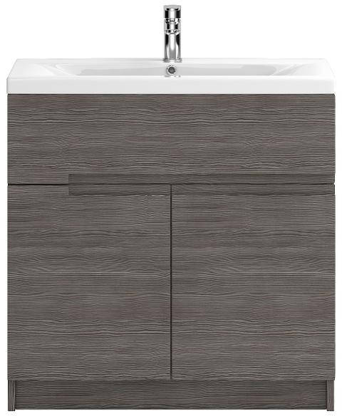 Larger image of HR Urban Floor Standing 800mm Vanity Unit & Basin Type 2 (Grey Avola).