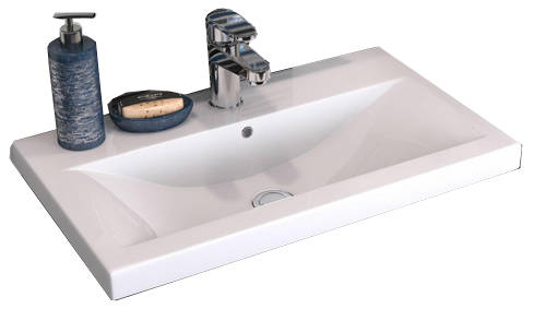 Example image of HR Urban Floor Standing 800mm Vanity Unit & Basin Type 1 (Cashmere).