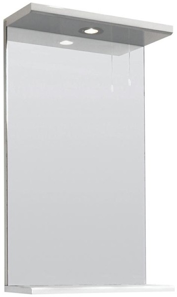Example image of Ultra Beaufort 450mm Vanity Unit With Mirror & Ceramic Basin (White).