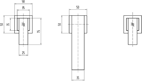 Technical image of Hudson Reed Genna 4 Tap Hole Bath Shower Mixer Tap With Shower Kit.