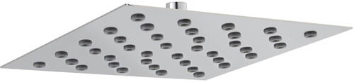 Example image of Hudson Reed Showers Square Shower Head & Wall Mounting Arm (300x300mm)