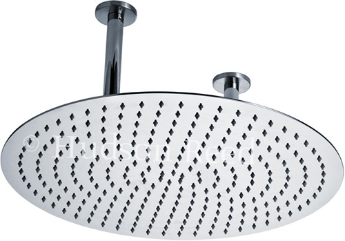 Larger image of Component Round Shower Head (Stainless Steel). 500mm.