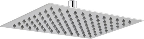 Larger image of Hudson Reed Showers Rectangular Fixed Shower Head (300x200mm).