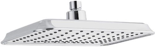 Larger image of Premier Showers Rectangular Shower Head (180x250mm, Chrome).