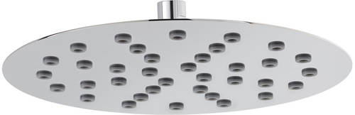 Larger image of Hudson Reed Showers Round Shower Head (Chrome, 300mm).
