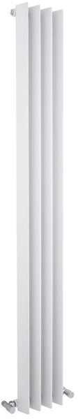 Larger image of Hudson Reed Edifice Designer Vertical Radiator. 1800x240 (White).
