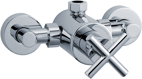 Larger image of Ultra Helix 1/2" Exposed Thermostatic Sequential Shower Valve.