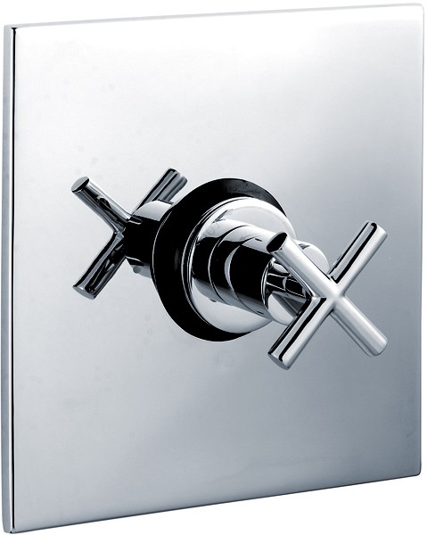 Larger image of Ultra Helix 1/2" Concealed Thermostatic Sequential Shower Valve.