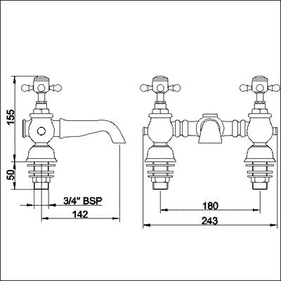 Technical image of York Bath Filler