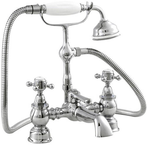 Larger image of York Bath Shower Mixer with Shower Kit