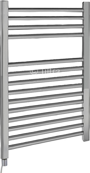 Larger image of Ultra Radiators Electric Bathroom Radiator (Chrome). 500x700mm.